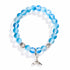 Shell & Whale Tail Save Sea Animals Bracelet – Recycled 8mm Frosted Glass Beads Supporting Ocean Cleanup  - image 8