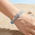 Shell & Whale Tail Save Sea Animals Bracelet – Recycled 8mm Frosted Glass Beads Supporting Ocean Cleanup  - image 7