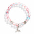 Whale Tail Guardian Bracelet – Recycled 8mm Frosted Gold-Speckled Glass Beads to Save Marine Life - image 11