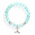 Whale Tail Guardian Bracelet – Recycled 8mm Frosted Gold-Speckled Glass Beads to Save Marine Life - image 13