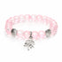 Save The Jellyfish Conservation Bracelet – Recycled 8mm Frosted Glass Beads From Ocean Waste - image 0