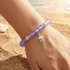 Save The Jellyfish Conservation Bracelet – Recycled 8mm Frosted Glass Beads From Ocean Waste - image 11