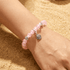 Marine Animal Protection Seashell Charm Bracelet – Recycled 8mm Glass Beads Made From Ocean Waste - image 11