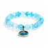 Tropical Fish Charm Bracelet - Blue Crackle Recycled 8mm Glass Beads  | Save Marine Life - image 6