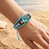 Ocean Cleanup Bracelet - Turtle Charm Bracelet Made From Upcycled Marine Debris - image 1