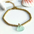 Mermaid Soul Sister Aqua Blue Sea Glass Bracelet - Aqua - Style #2 - image 4