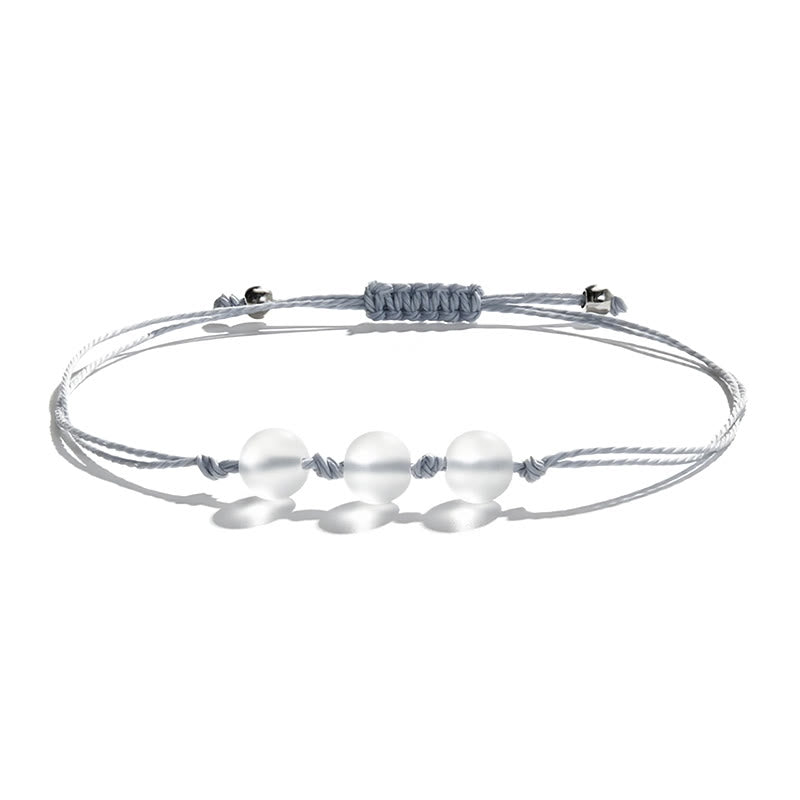 3 Wishes For The Ocean Guardian Braided Bracelet - Recycled Sea Glass Made From Ocean Waste - image 7