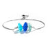 Save The Ocean Triple Bracelet - Recycled Handcrafted Multicolor Sea Glass Beads - image 4