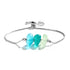 Save The Ocean Triple Bracelet - Recycled Handcrafted Multicolor Sea Glass Beads - image 7