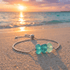 Save The Ocean Triple Bracelet - Recycled Handcrafted Multicolor Sea Glass Beads - image 6