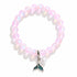 Save The Ocean Whale Bracelet - Recycled 8mm Frosted Sea Glass Beads With Whale Tail Charm - image 21