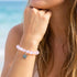 Supports Ocean Conservation Sea Stars Bracelet - Recycled 8mm Frosted Sea Glass Beads With Starfish Charm - image 20