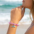 Ocean Guardian Protect Whale Bracelet - Recycled 8mm Frosted Sea Glass Beads With Whale Tail - image 8