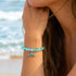 Ocean Guardian Protect Whale Bracelet - Recycled 8mm Frosted Sea Glass Beads With Whale Tail - image 14