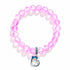 Ocean Guardian Dolphin Bracelet - Handmade Recycled 8mm Frosted Sea Glass Beads With Dolphin Charm - image 24
