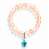 Save Marine Animals Turtle Bracelet - Recycled 8mm Frosted Sea Glass Beads With Crystal Turtle Pendant - image 17