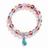 Supports Marine Life Ocean Drop Bracelet - Recycled 8mm Frosted Sea Glass Beads With Blue Teardrop Charm - image 27