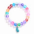 Supports Marine Life Ocean Drop Bracelet - Recycled 8mm Frosted Sea Glass Beads With Blue Teardrop Charm - image 15