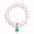 Aqua Blue Conch Bracelet - Recycled 8mm Frosted Sea Glass Beads That Save Marine Life - image 21
