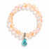 Aqua Blue Conch Bracelet - Recycled 8mm Frosted Sea Glass Beads That Save Marine Life - image 18