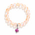 Pink Tropical Fish Bracelet - Recycled 8mm Frosted Sea Glass Beads For Ocean Conservation - image 18