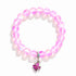 Pink Tropical Fish Bracelet - Recycled 8mm Frosted Sea Glass Beads For Ocean Conservation - image 24