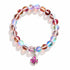 Pink Tropical Fish Bracelet - Recycled 8mm Frosted Sea Glass Beads For Ocean Conservation - image 27