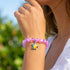 Colorful Turtle Charm Bracelet - Recycled 8mm Frosted Sea Glass Beads From Ocean Trash To Treasure - image 23