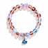 Save The Fish Blue Pufferfish Bracelet - Recycled 8mm Frosted Sea Glass Beads With Blue Fish Pendant - image 27