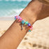 Save The Sea Turtles Bracelet - Recycled 8mm Frosted Sea Glass Beads With Turtle & Starfish Charm - image 8