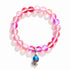 Save The Sea Light Blue Jellyfish Bracelet - Recycled 8mm Frosted Sea Glass Beads With Jellyfish Charm - image 12