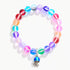 Save The Sea Light Blue Jellyfish Bracelet - Recycled 8mm Frosted Sea Glass Beads With Jellyfish Charm - image 9