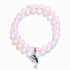 Protect The Ocean Marine Bracelet - Recycled 8mm Frosted Sea Glass Beads With Silver & Blue Dolphin - image 21