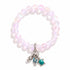 The Ocean Trio Charms Bracelet - Recycled 8mm Frosted Sea Glass Beads To Saves Marine Life - image 21