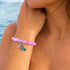 The Ocean Trio Charms Bracelet - Recycled 8mm Frosted Sea Glass Beads To Saves Marine Life - image 23