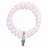 Supports Ocean Animal Rescue Bracelet - Recycled 8mm Frosted Sea Glass Beads With Blue Scaled Fish Charm - image 23