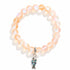 Supports Ocean Animal Rescue Bracelet - Recycled 8mm Frosted Sea Glass Beads With Blue Scaled Fish Charm - image 20