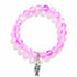 Supports Ocean Animal Rescue Bracelet - Recycled 8mm Frosted Sea Glass Beads With Blue Scaled Fish Charm - image 25