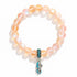 Help Save Seahorses Life Bracelet - Recycled 8mm Frosted Sea Glass Beads With Seahorse Charm - image 18