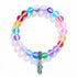 Help Save Seahorses Life Bracelet - Recycled 8mm Frosted Sea Glass Beads With Seahorse Charm - image 9