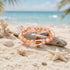 Clownfish Bracelet Made From Recycled Ocean Waste | Save The Reef - Recycled 8mm Frosted Sea Glass Beads - image 5