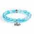 Octopus Bracelet That Cleans The Ocean - Recycled 8mm Iridescent Beads Sea Glass Beads - image 0