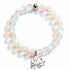 Octopus Bracelet That Cleans The Ocean - Recycled 8mm Iridescent Beads Sea Glass Beads - image 9