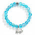 Octopus Bracelet That Cleans The Ocean - Recycled 8mm Iridescent Beads Sea Glass Beads - image 7