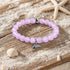 Ocean Cleanup Dolphin Bracelet From Ocean Debris - Recycled 8mm Iridescent Beads Sea Glass Beads - image 5