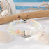 Save The Whales Bracelet - Recycled 8mm Glimmering Sea Glass Beads | Turn Ocean Trash Into Hope - White - Approx. 6.93"/17.6cm - image 8