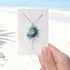 Save The Ocean The Ocean's Spiral Bracelet - Conch Pendant Made From Recovered Marine Debris - Teal - Approx. 19.69" / 50cm - image 16