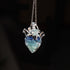 The Heart Of The Ocean Color-Changing Necklace - Glass Pendant Crafted From Recycled Marine Debris - image 5