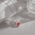 The Heart Of The Ocean Color-Changing Necklace - Glass Pendant Crafted From Recycled Marine Debris - Red - Approx. 15.75" / 40cm - image 6