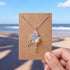 The Spiky Conch Necklace - Glass Pendant Made From Recovered Ocean Waste - White - Approx. 19.69" / 50cm - image 0